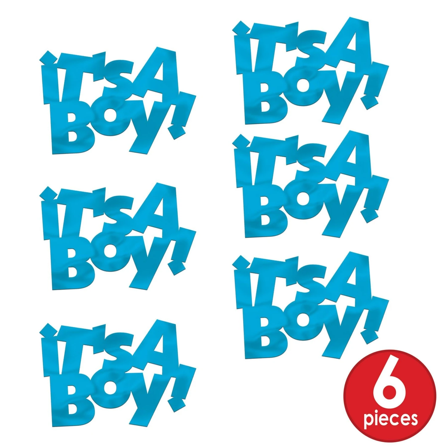 Jumbo It's A Boy Confetti (12 Packages) 6 Jumbo It's A Boy Confetti (12 Packages) - Image 6