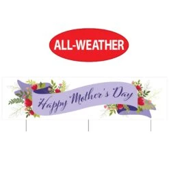 Plastic Jumbo Happy Mother's Day Yard Sign -Bulk Party Supplies Shop 56037 i4