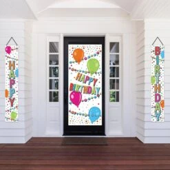 Happy Birthday Party Fabric Door Panel Set- Multicolor -Bulk Party Supplies Shop 56039 i2 b267b8b5 4f61 4aa1 b0db 0eb4a32c0fe9