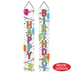 Happy Birthday Party Fabric Door Panel Set- Multicolor -Bulk Party Supplies Shop 56039 i4 503e9a83 5b94 4bc0 8b19 2b21f626c3c0