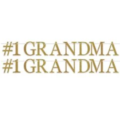 Grandparent's Day #1 Grandma Streamer -Bulk Party Supplies Shop 56059 i7