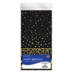 Metallic Happy Birthday Party Tablecover (12 Packages) -Bulk Party Supplies Shop 56060 i3 3b34d6bc 8fc3 48a7 bda5 053ed253b74c