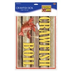 Mardi Gras Plastic Crawfish Boil Yard Sign -Bulk Party Supplies Shop 56064 i3
