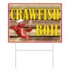 Mardi Gras Plastic Crawfish Boil Yard Sign -Bulk Party Supplies Shop 56064 d664571c 9390 4c69 a727 2109d0747251