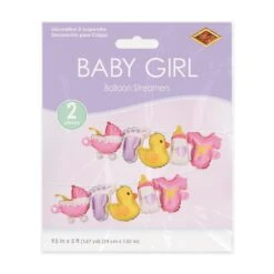Baby Girl Balloon Streamers (6 Per Case) 11 Baby Girl Balloon Streamers (6 Per Case) -Bulk Party Supplies Shop 56070 i3 bf9397cb 3538 490f 8f08 696ca6a3832f