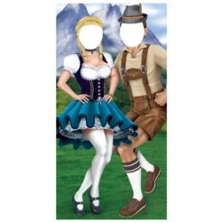 Oktoberfest Couple Photo Prop Stand-Up Decoration
