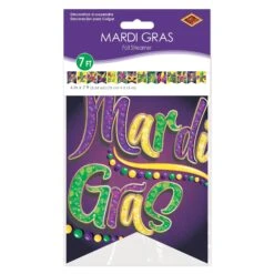 Foil Mardi Gras Streamer -Bulk Party Supplies Shop 56075 i3