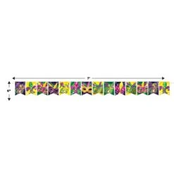 Foil Mardi Gras Streamer -Bulk Party Supplies Shop 56075 i5