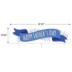 Plastic Jumbo Happy Father's Day Yard Sign -Bulk Party Supplies Shop 56087 i5
