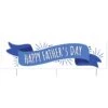 Plastic Jumbo Happy Father's Day Yard Sign