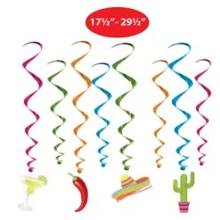 Fiesta Whirls (24 Per Package) 8 Fiesta Whirls (24 Per Package) -Bulk Party Supplies Shop 56096 i5