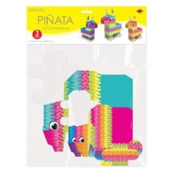 Fiesta 3-D Pinata Centerpieces (3 Per Package) -Bulk Party Supplies Shop 56098 i3