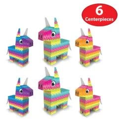 Fiesta 3-D Pinata Centerpieces (3 Per Package) -Bulk Party Supplies Shop 56098 i7 1