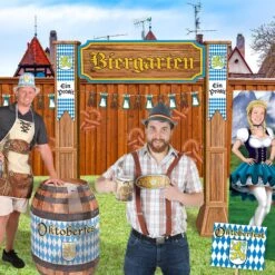 Oktoberfest 3-D Biergarten Archway Prop -Bulk Party Supplies Shop 56108 i2 1