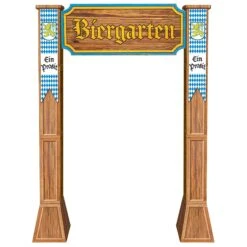 Oktoberfest 3-D Biergarten Archway Prop