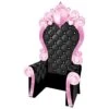 Pink And Black 3-D Prom Throne Prop (1 Per Package) 11 Pink And Black 3-D Prom Throne Prop (1 Per Package) -Bulk Party Supplies Shop 56116 PBK