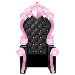 Pink And Black 3-D Prom Throne Prop (1 Per Package) 8 Pink And Black 3-D Prom Throne Prop (1 Per Package) -Bulk Party Supplies Shop 56116 PBK i4 3 d prom throne prop