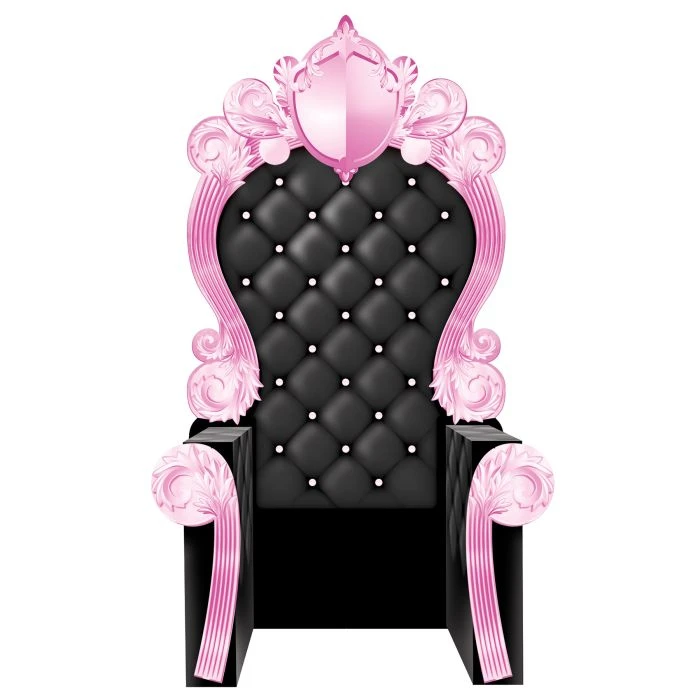 Pink And Black 3-D Prom Throne Prop (1 Per Package) 4 Pink And Black 3-D Prom Throne Prop (1 Per Package) - Image 4