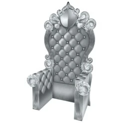 Silver 3-D Prom Throne Prop (1 Per Package)