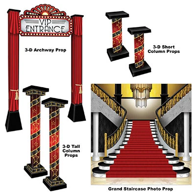 Red Carpet Theme Prom Kit (38 Total Items) 4 Red Carpet Theme Prom Kit (38 Total Items) - Image 4