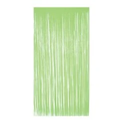 1-Ply Plastic Fringe Curtain Neon Lime