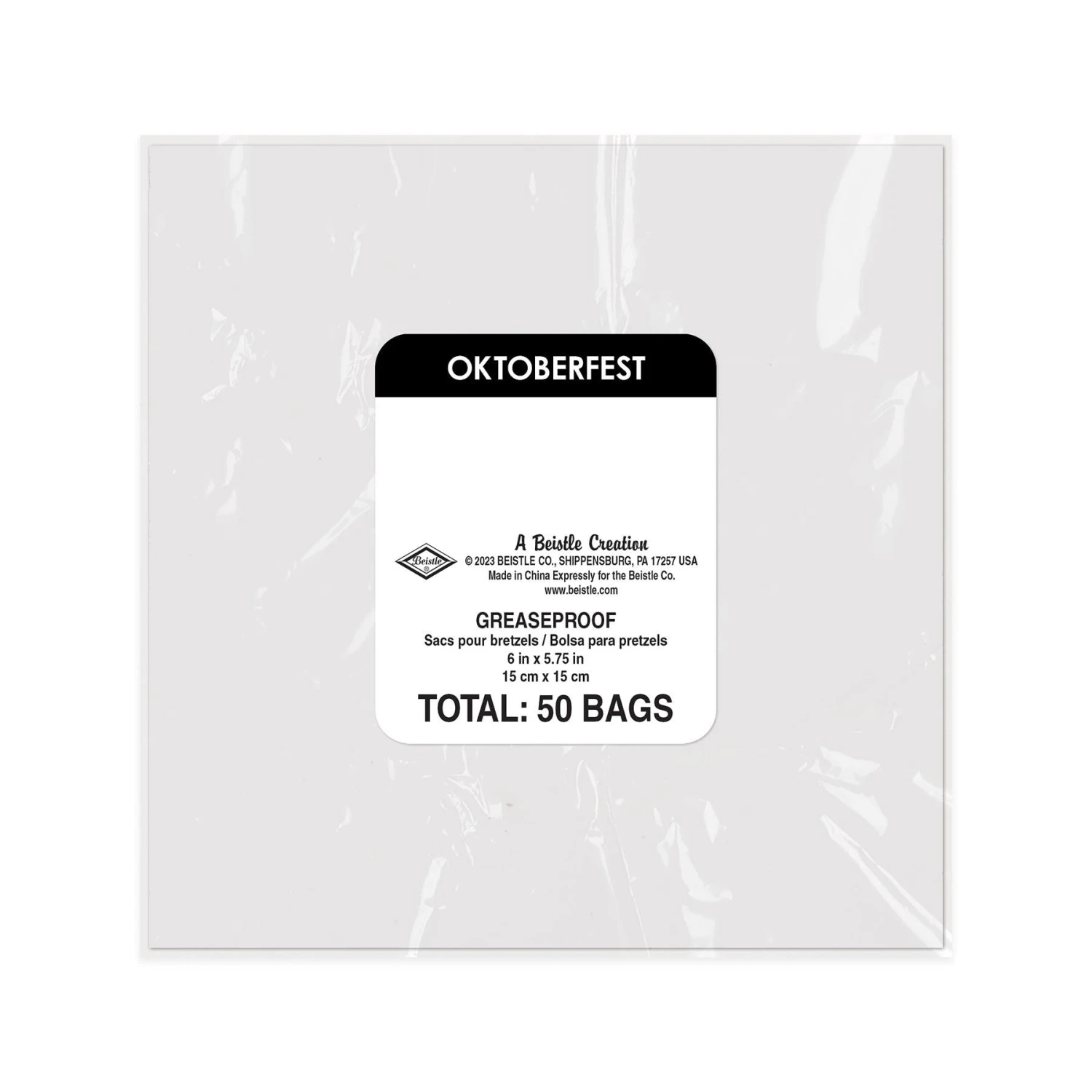 Oktoberfest Pretzel Bags (50 Per Package) 4 Oktoberfest Pretzel Bags (50 Per Package) - Image 4