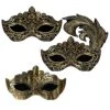 Masquerade Mask Wall Decorations (3 Per Case)
