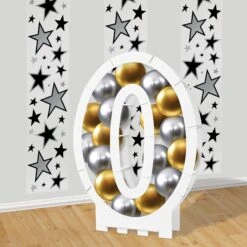 Balloon Mosaic Number 0 Frame -Bulk Party Supplies Shop 56190 0W i2