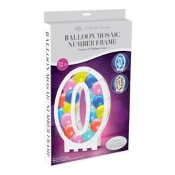 Balloon Mosaic Number 0 Frame -Bulk Party Supplies Shop 56190 0W i3