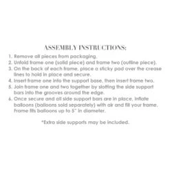 Balloon Mosaic Number 0 Frame -Bulk Party Supplies Shop 56190 0W i6