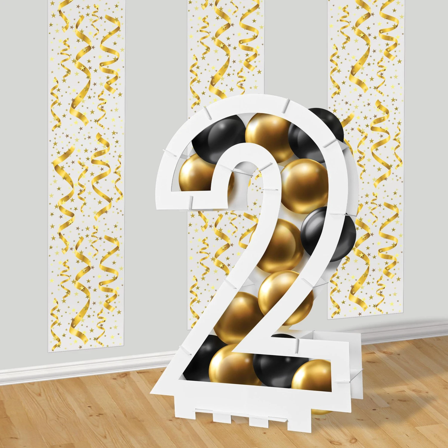 Balloon Mosaic Number 2 Frame 2 Balloon Mosaic Number 2 Frame - Image 2