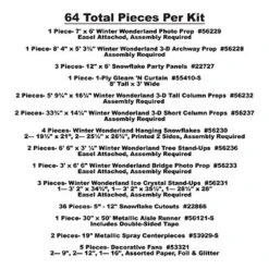 Winter Wonderland Prom Kit (64 Total Items) -Bulk Party Supplies Shop 56204 i6