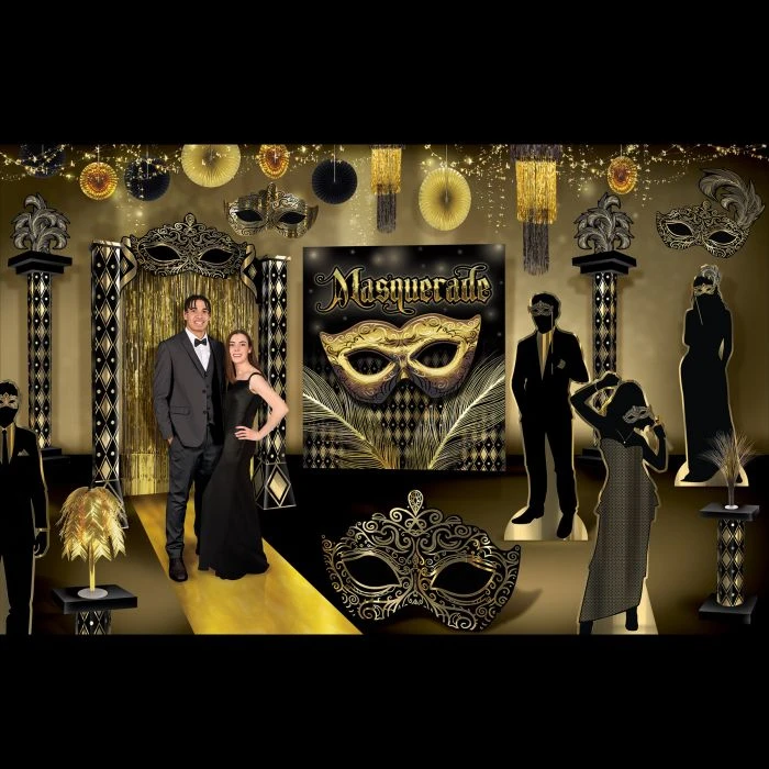 Masquerade Theme Prom Kit (38 Total Items) 1 Masquerade Theme Prom Kit (38 Total Items)
