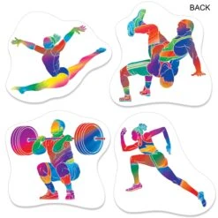 Summer Sports Cutouts (4 Per Package) -Bulk Party Supplies Shop 56212 i4