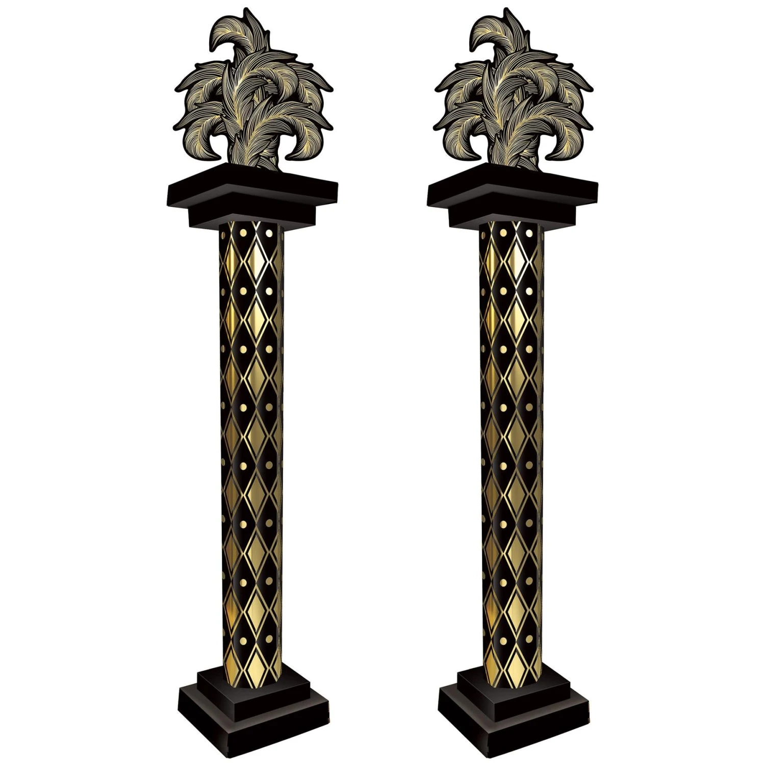 Masquerade 3-D Tall Column Props (2 Per Case) 1 Masquerade 3-D Tall Column Props (2 Per Case)