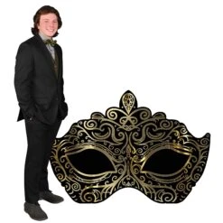 Masquerade Mask Stand-Up Decoration 6 Masquerade Mask Stand-Up Decoration -Bulk Party Supplies Shop 56239 i4