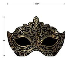 Masquerade Mask Stand-Up Decoration 7 Masquerade Mask Stand-Up Decoration -Bulk Party Supplies Shop 56239 i5