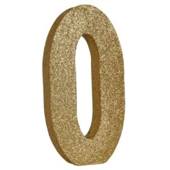 3-D Glittered 0 Centerpiece Gold -Bulk Party Supplies Shop 56249 0GD i4