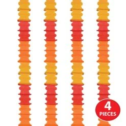 Ceiling Drops Golden-yellow, Orange, Red (4 Per Package) 10 Ceiling Drops Golden-yellow, Orange, Red (4 Per Package) -Bulk Party Supplies Shop 56250 GOR i4 1