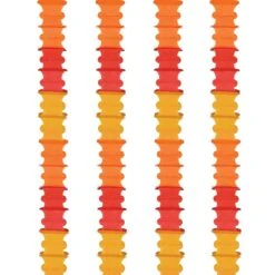 Ceiling Drops Golden-yellow, Orange, Red (4 Per Package)
