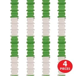 Ceiling Drops Green & White (4 Per Package) 10 Ceiling Drops Green & White (4 Per Package) -Bulk Party Supplies Shop 56250 GW i4 1