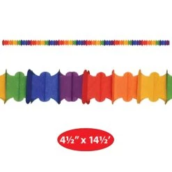 Ceiling Drops Rainbow (4 Per Package) -Bulk Party Supplies Shop 56250 RB i5