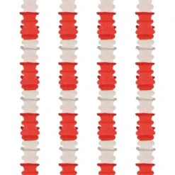 Ceiling Drops Red & White (4 Per Package)