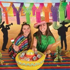 Mariachi Band Silhouette Decorations (2 Per Package) -Bulk Party Supplies Shop 56254 i2 mariachi band silhouettes