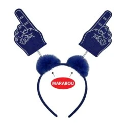 #1 Hand Boppers With Marabou Blue -Bulk Party Supplies Shop 56255 B i4