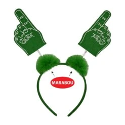 #1 Hand Boppers With Marabou Green -Bulk Party Supplies Shop 56255 G i4