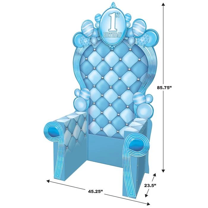 3-D 1st Birthday Throne Prop (1 Per Package) 2 3-D 1st Birthday Throne Prop (1 Per Package) - Image 2