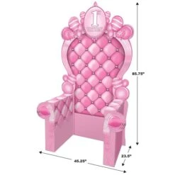 Pink 3-D 1st Birthday Throne Prop (1 Per Package) -Bulk Party Supplies Shop 56275 P i5 3 d 1st birthday throne prop