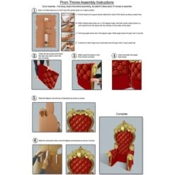 Pink 3-D 1st Birthday Throne Prop (1 Per Package) -Bulk Party Supplies Shop 56275 P i6 3 d 1st birthday throne prop