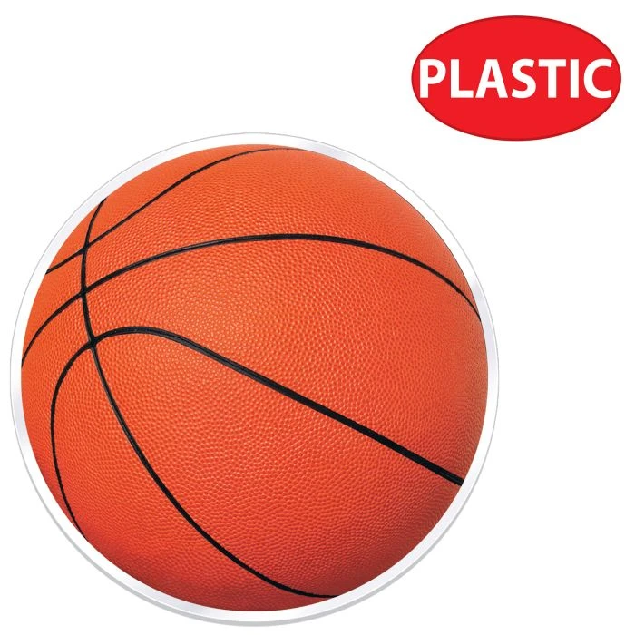 Plastic Basketball Placemats (4 Per Package) 4 Plastic Basketball Placemats (4 Per Package) - Image 4